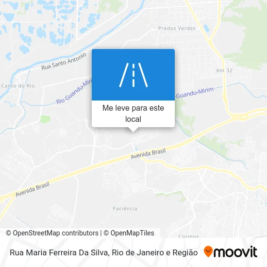 Rua Maria Ferreira Da Silva mapa