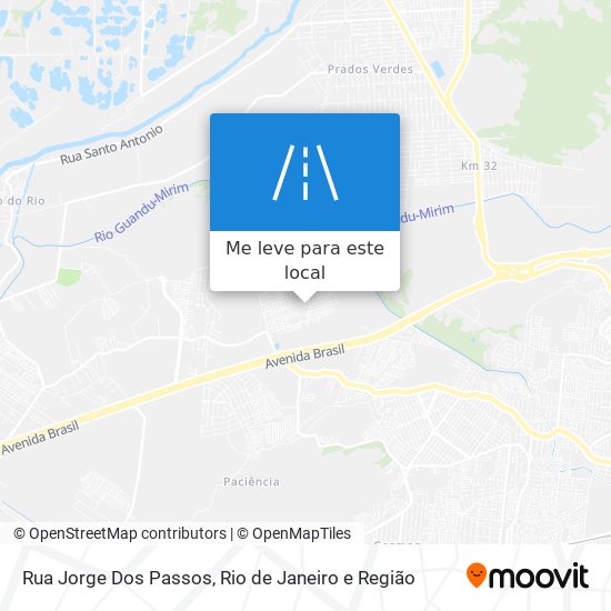 Rua Jorge Dos Passos mapa