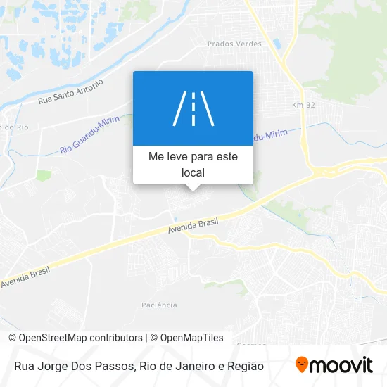 Rua Jorge Dos Passos mapa