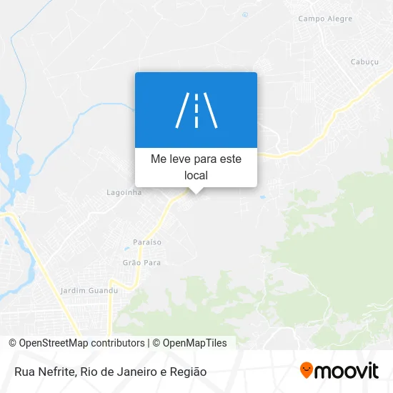 Rua Nefrite mapa