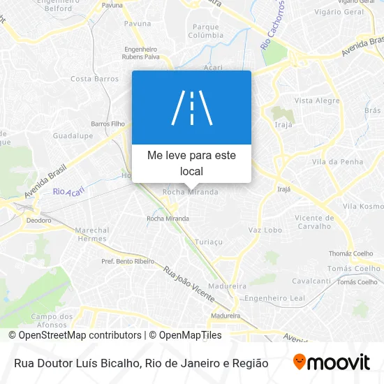 Rua Doutor Luís Bicalho mapa