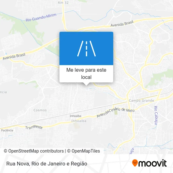 Rua Nova mapa