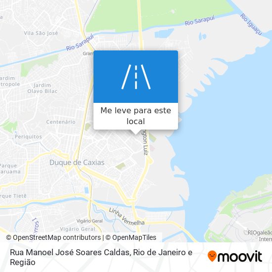 Rua Manoel José Soares Caldas mapa