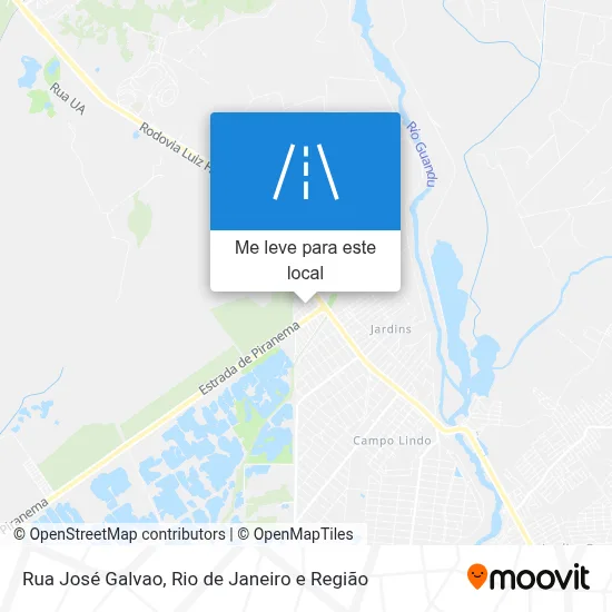 Rua José Galvao mapa