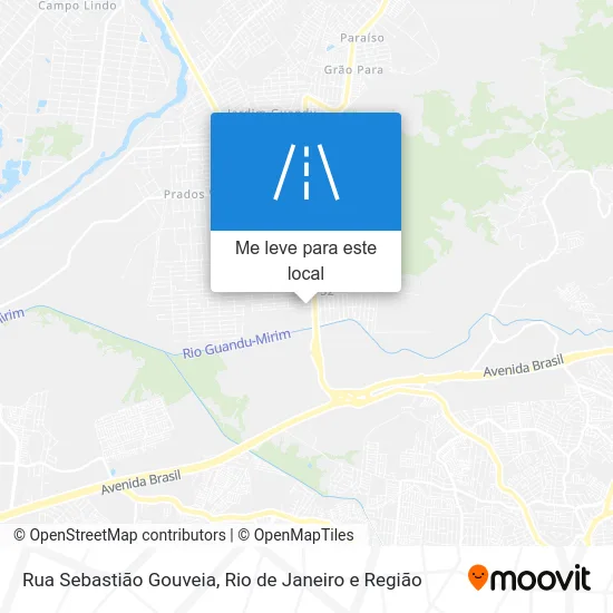 Rua Sebastião Gouveia mapa