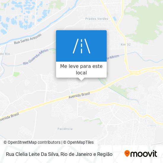 Rua Clelia Leite Da Silva mapa