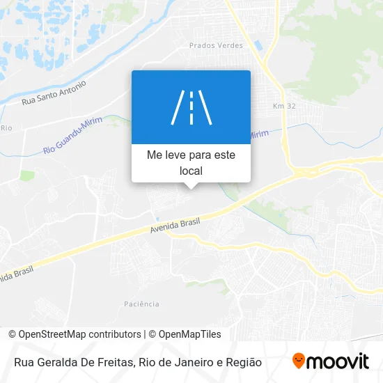 Rua Geralda De Freitas mapa