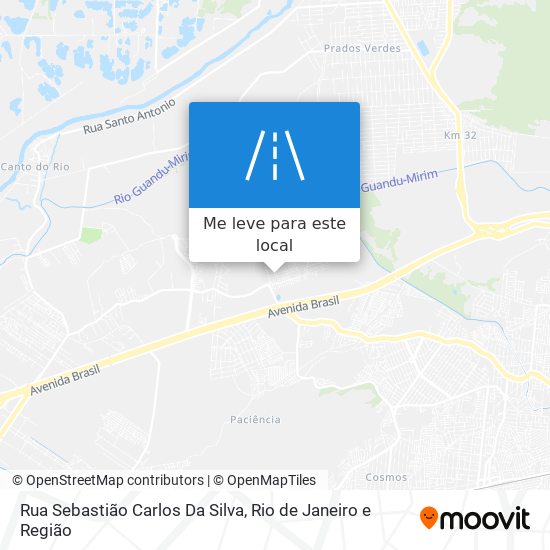 Rua Sebastião Carlos Da Silva mapa