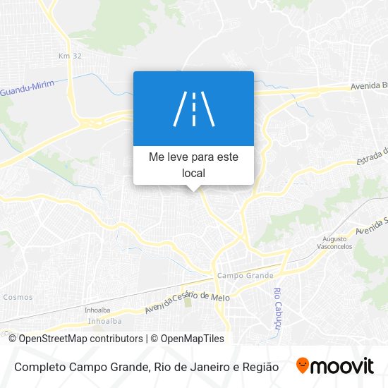 Completo Campo Grande mapa