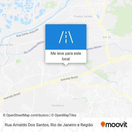 Rua Arnaldo Dos Santos mapa