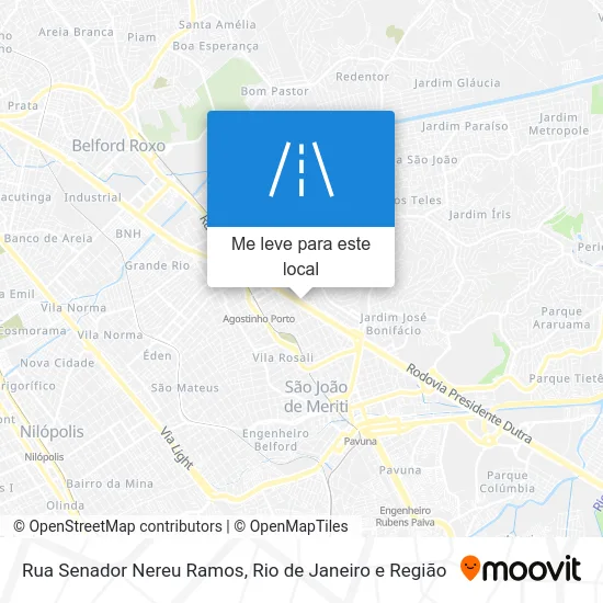 Rua Senador Nereu Ramos mapa