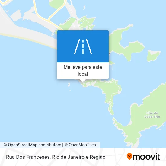 Rua Dos Franceses mapa