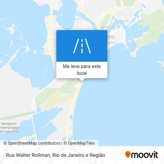 Rua Walter Rollman mapa