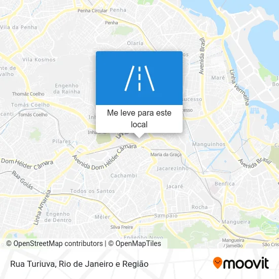 Rua Turiuva mapa