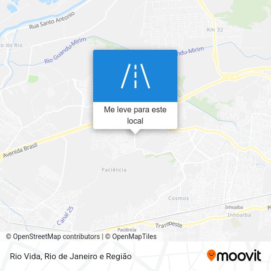 Rio Vida mapa