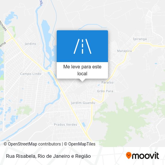 Rua Risabela mapa