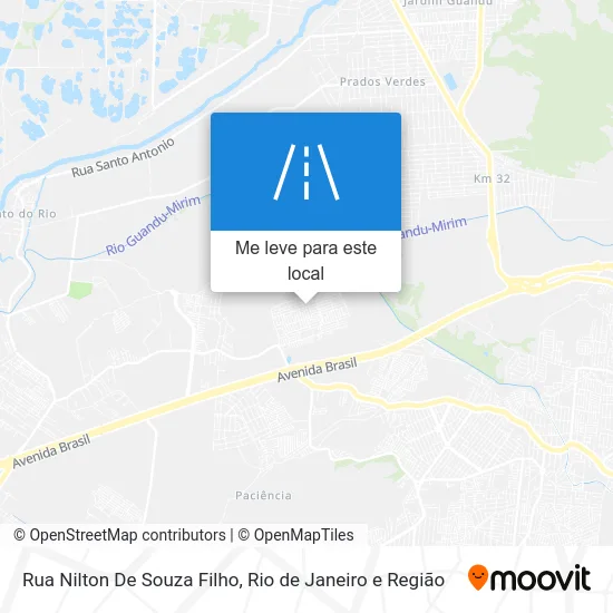Rua Nilton De Souza Filho mapa