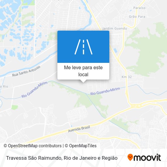 Travessa São Raimundo mapa