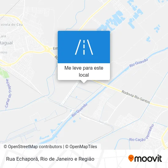 Rua Echaporã mapa