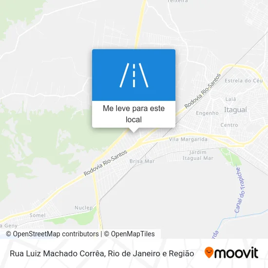Rua Luiz Machado Corrêa mapa