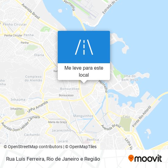 Rua Luís Ferreira mapa