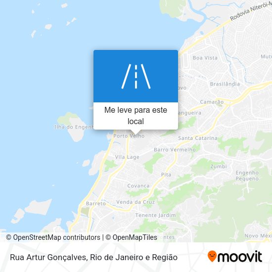 Rua Artur Gonçalves mapa