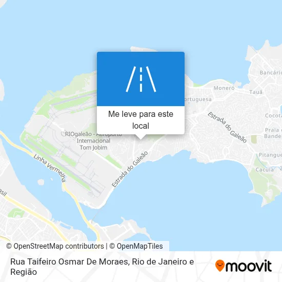 Rua Taifeiro Osmar De Moraes mapa