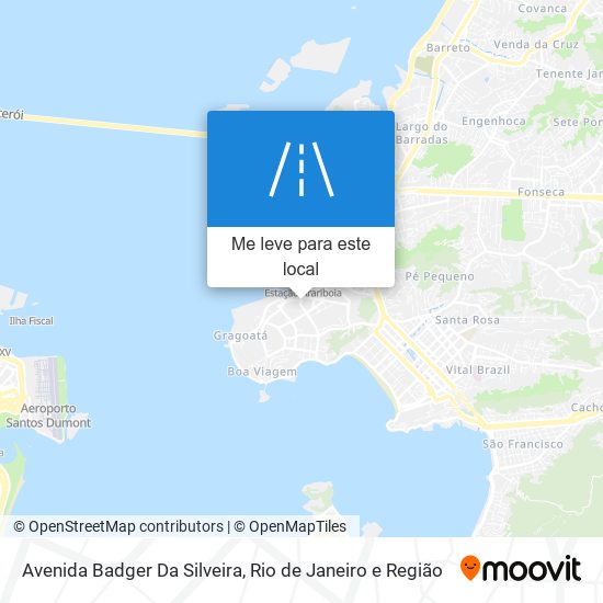 Avenida Badger Da Silveira mapa