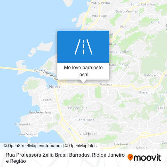 Rua Professora Zelia Brasil Barradas mapa