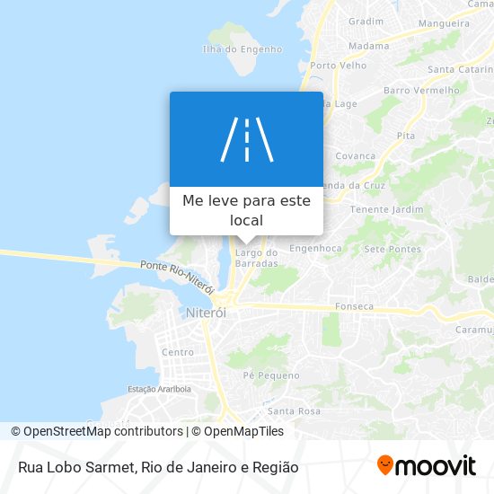 Rua Lobo Sarmet mapa