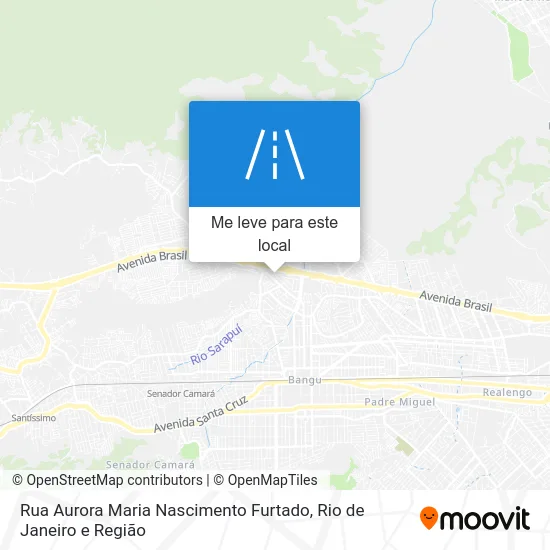 Rua Aurora Maria Nascimento Furtado mapa
