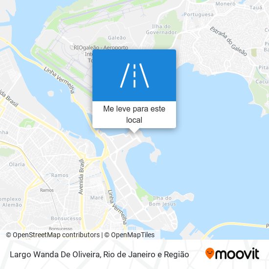 Largo Wanda De Oliveira mapa