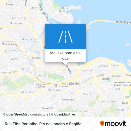 Rua Elba Ramalho mapa