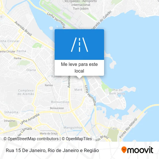 Rua 15 De Janeiro mapa