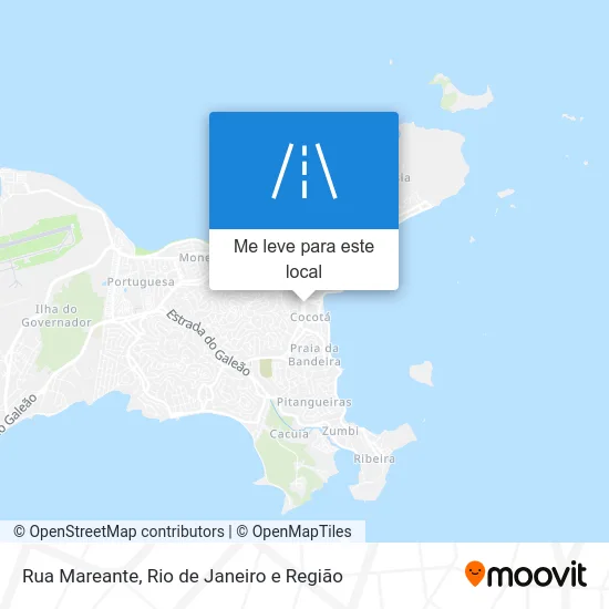 Rua Mareante mapa