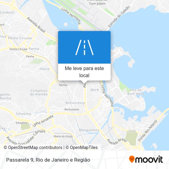 Passarela 9 mapa