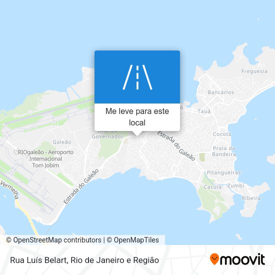 Rua Luís Belart mapa