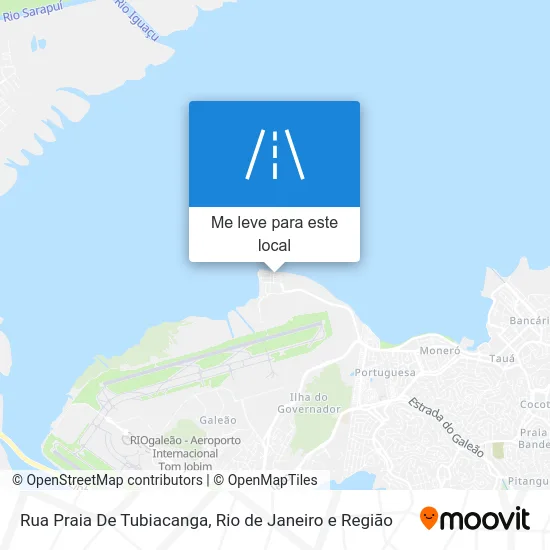 Rua Praia De Tubiacanga mapa