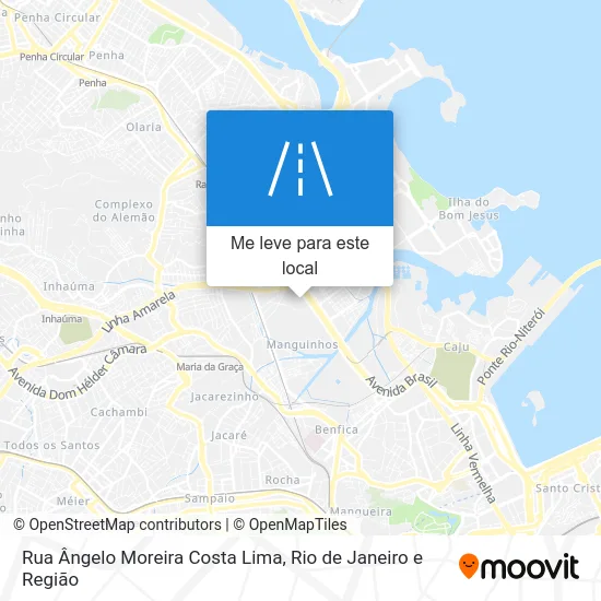 Rua Ângelo Moreira Costa Lima mapa