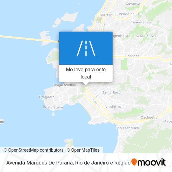 Avenida Marquês De Paraná mapa