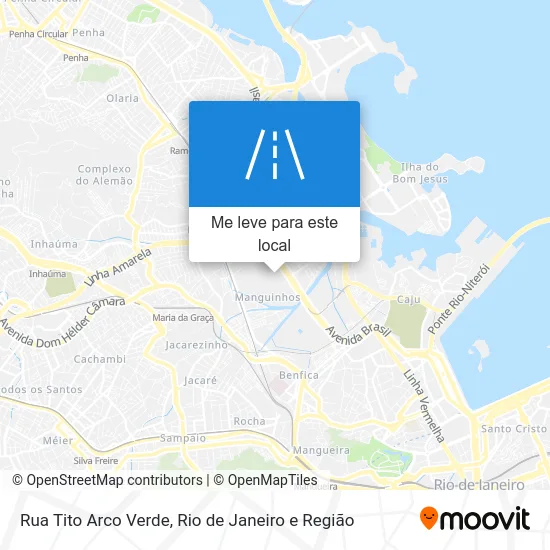 Rua Tito Arco Verde mapa