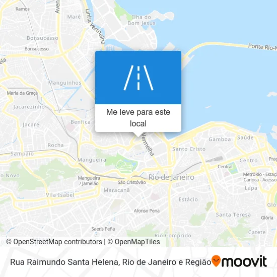 Rua Raimundo Santa Helena mapa