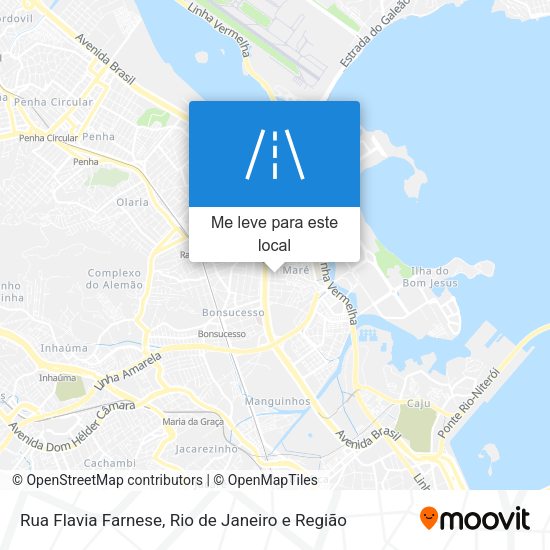 Rua Flavia Farnese mapa