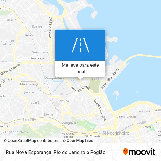 Rua Nova Esperança mapa