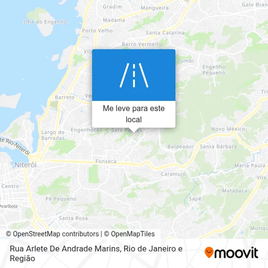 Rua Arlete De Andrade Marins mapa