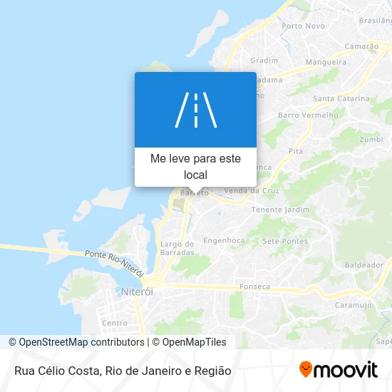 Rua Célio Costa mapa