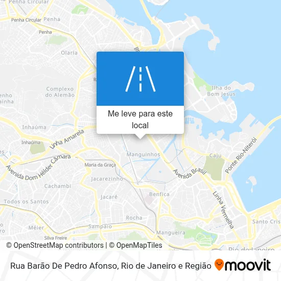 Rua Barão De Pedro Afonso mapa