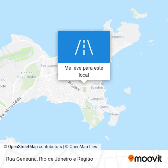 Rua Geneuna mapa