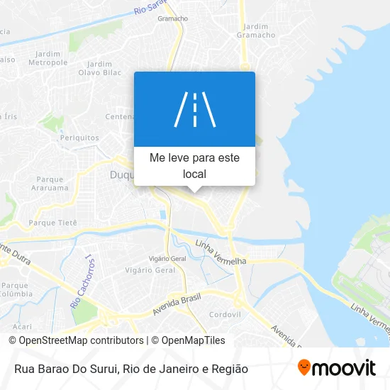 Rua Barao Do Surui mapa