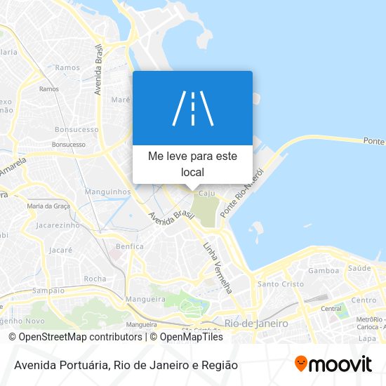 Avenida Portuária mapa